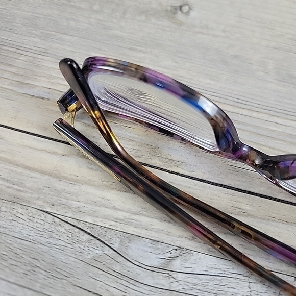 Coach Eyeglasses HC6065‎ 5288 51-17-135 Confetti PURPLE FRAMES ONLY main image 6